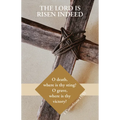 Easter Bulletin: Risen Indeed (Package of 100): 1 Corinthians 15:55 (Kjv)