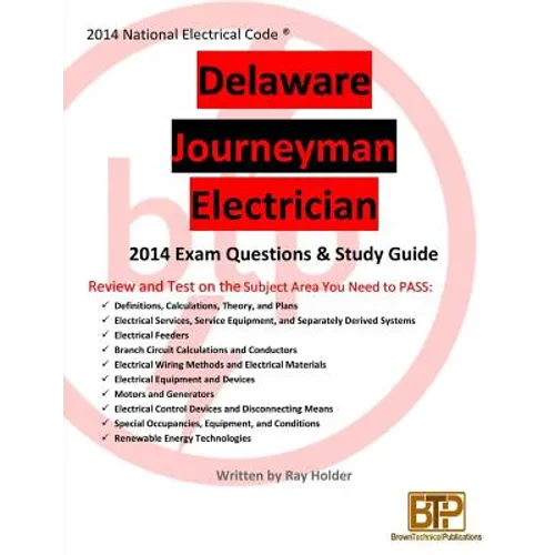 Delaware 2014 Journeyman Electrician Study Guide