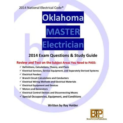 Oklahoma 2014 Master Electrician Study Guide
