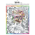 Sheila Wolk GRAY SCALE FAIRY- Fantasy Art Adult Coloring Book