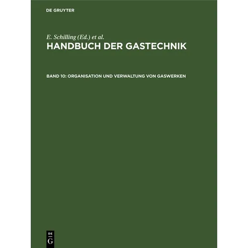 Organisation Und Verwaltung Von Gaswerken