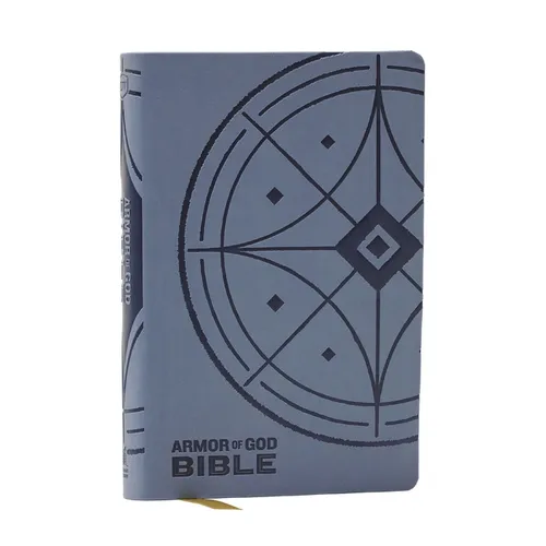 KJV Armor of God Bible, Blue/Gray Leathersoft (Children's Bible, Red Letter, Comfort Print, Holy Bible): King James Version