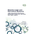 Deontic Logic and Normative Systems. 13th International Conference, DEON 2016