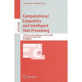 Computational Linguistics and Intelligent Text Processing: 11th International Conference, CICLing 2010, Iasi, Romania, March 21-27, 2010, Proceedings