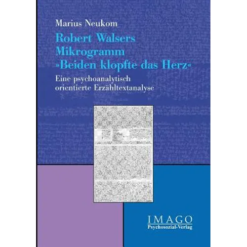 Robert Walsers Mikrogramm Beiden klopfte das Herz