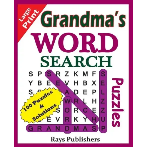 Grandma's Word Search Puzzles