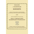 Twin Spin - 17 Shakespeare Sonnets Radically Translated and Back-Translated by Ulrike Draesner and Tom Cheesman