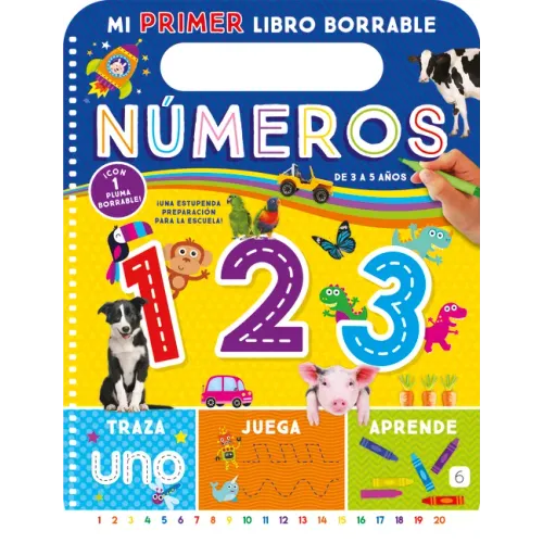 My First Wipe-Clean Book: Numbers (Spanish)