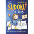 Sudoku For 2nd Graders: 4x4 Fun And Challenging Activity Puzzle Book For Kids Ages 6-8