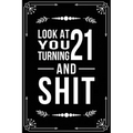 Look at You Turning 21 and Shit: Funny birthday gift for 21 year old