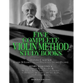 Kayser 36 Elementary and Progressive Studies (Etudes), Schradieck Complete Scale Studies & School of Violin Technics - Exercises: - in Promoting Dexte
