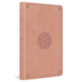 ESV Thinline Bible, Red Letter (Trutone, Blush Rose, Emblem Design)