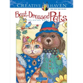 Creative Haven Best-Dressed Pets Coloring Book