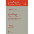Algorithmic Number Theory: Third International Symposium, Ants-III, Portland, Orgeon, Usa, June 21-25, 1998, Proceedings