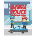 The Coolest & Most Awesome Police Coloring Book For Kids: 25 Fun Designs For Boys And Girls - Perfect For Young Children Preschool Elementary Toddlers