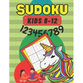 Sudoku: Ages 8-12 - Smart Girls - Brain Game - Improve Memory Critical Thinking Skills - Puzzle For Kids - Unicorn Cover -
