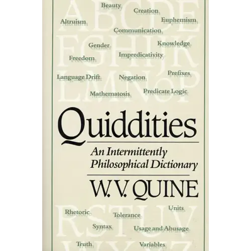 Quiddities: An Intermittently Philosophical Dictionary