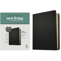 NLT Wide Margin Bible, Filament Enabled (Genuine Leather, Black, Red Letter)
