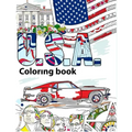 USA Coloring Book: Adult Colouring Fun, Stress Relief Relaxation and Escape