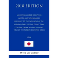 Ministerial Order Specifying Goods and Technologies Pursuant to the Provisions of the Appended Table 1 of the Export Trade Control Order and the Appen
