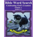 Bible Word Search Celebrating God's Creation Volume 1: Matthew #1 Extra Large Print
