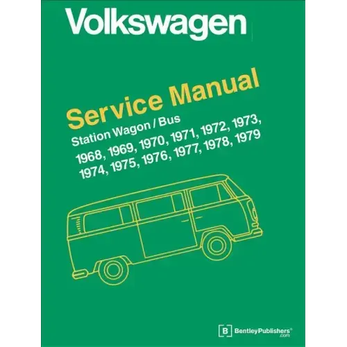 Volkswagen Station Wagon/Bus Official Service Manual: Type 2