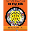 Leo Zodiac Sign - Adult Coloring Book