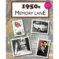 1950s Memory Lane: Large print book for dementia patients