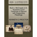 Byrd V. McCready U.S. Supreme Court Transcript of Record with Supporting Pleadings