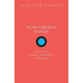 Remembered Words: Essays on Genre, Realism, and Emblems