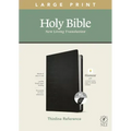 NLT Large Print Thinline Reference Bible, Filament Enabled Edition (Red Letter, Leatherlike, Black, Indexed)