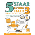 5 STAAR Grade 3 Math Practice Tests: Extra Practice to Help Achieve an Excellent Score