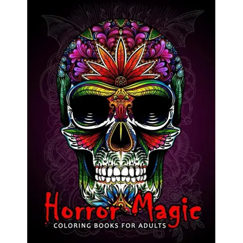 Horror Magic Coloring books for adults: A Gift for people who love Black Magic and Halloween
