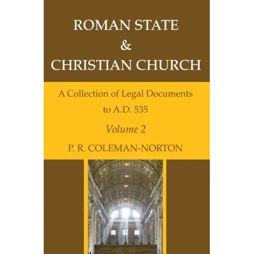 Roman State & Christian Church Volume 2