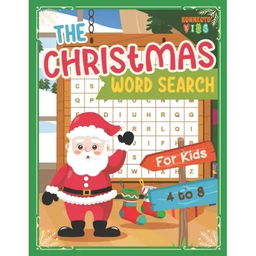 The Christmas Word Search Book: Fun Holiday Christmas Word Search Puzzle Book for Kids ages 4-8