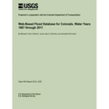 Web-Based Flood Database for Colorado, Water Years 1867 through 2011