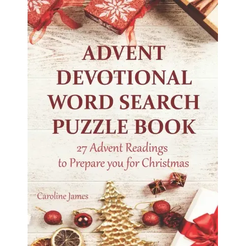 Advent Devotional Word Search Puzzle Book: 27 Advent Readings to Prepare you for Christmas