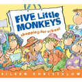 Five Little Monkeys Shopping for School Board Book