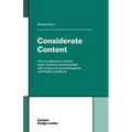 Considerate Content: How to make your content more inclusive and accessible, with a focus on neurodivergence and health conditions