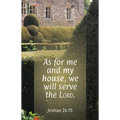 General Worship Bulletin: As for Me (Package of 100): Joshua 24:15 (Kjv)