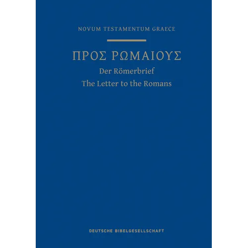 A Greek Scripture Journal for the Letter to the Romans