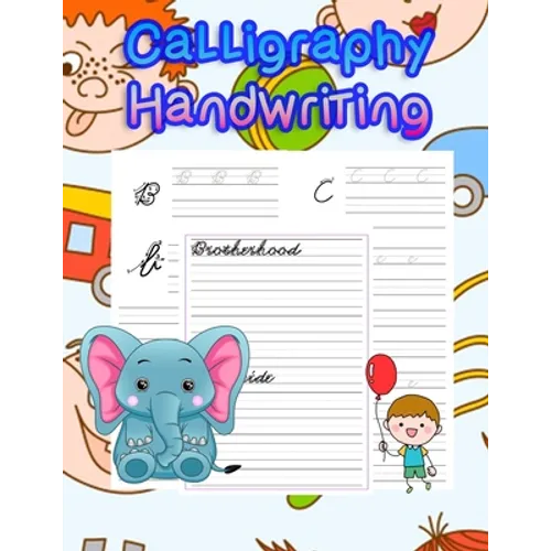 Calligraphy Handwriting: handwriting tracing workbook-handwriting practice paper for kids-handwriting practice sheets