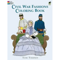 Civil War Fashions Coloring Book