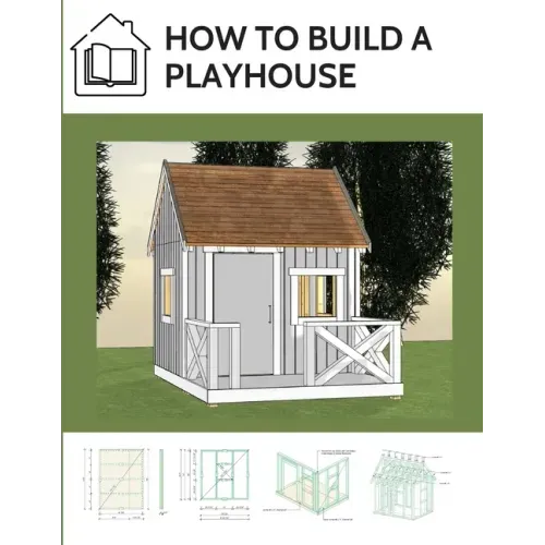 How to build a playhouse: Wooden outdoor playhouse for kids