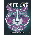 Cute Cat Coloring Book: Stress Relieving Design for Girls, Teen and Adults Coloring Book Easy to Color