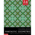 Fantastic Geometric Coloring Books: Stress relief coloring books for adults with 24 Stunning Geometric Grayscale Images