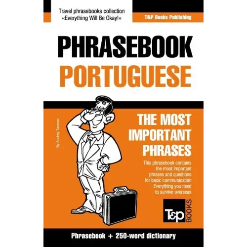 English-Portuguese phrasebook and 250-word mini dictionary