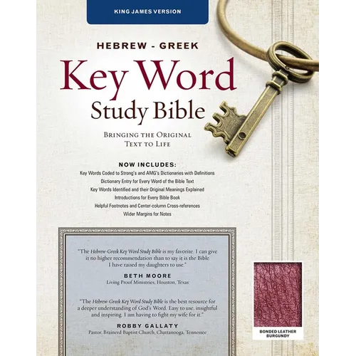 Hebrew-Greek Key Word Study Bible-KJV: Key Insights Into God's Word
