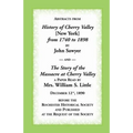 Abstracts from History of Cherry Valley from 1740 to 1898 and the Story of the Massacre at Cherry Valley (New York)