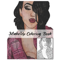 MakeUp Coloring Book: Makeup Face Charts 100 Pages " 8 x 10" 50 Beautiful women faces to Coloring for make up lovers
